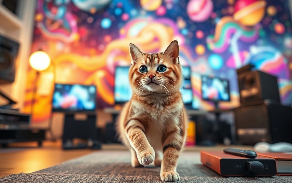 how to make cat ai videos